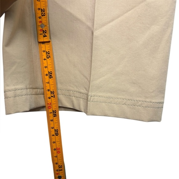 Lafayette 148 Business Casual Tan Stone Trouser Cropped Pants Size 4 - Picture 12 of 12
